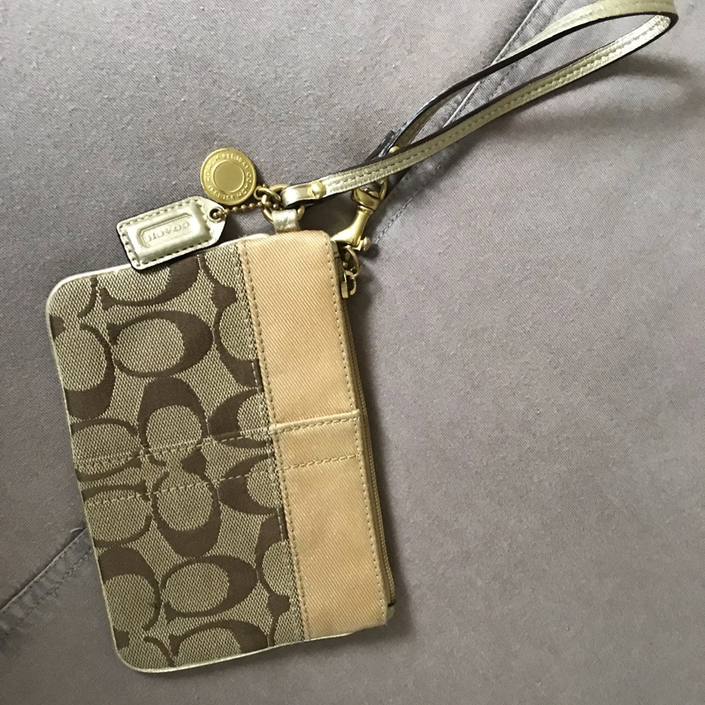 Authentic Coach Wristlet